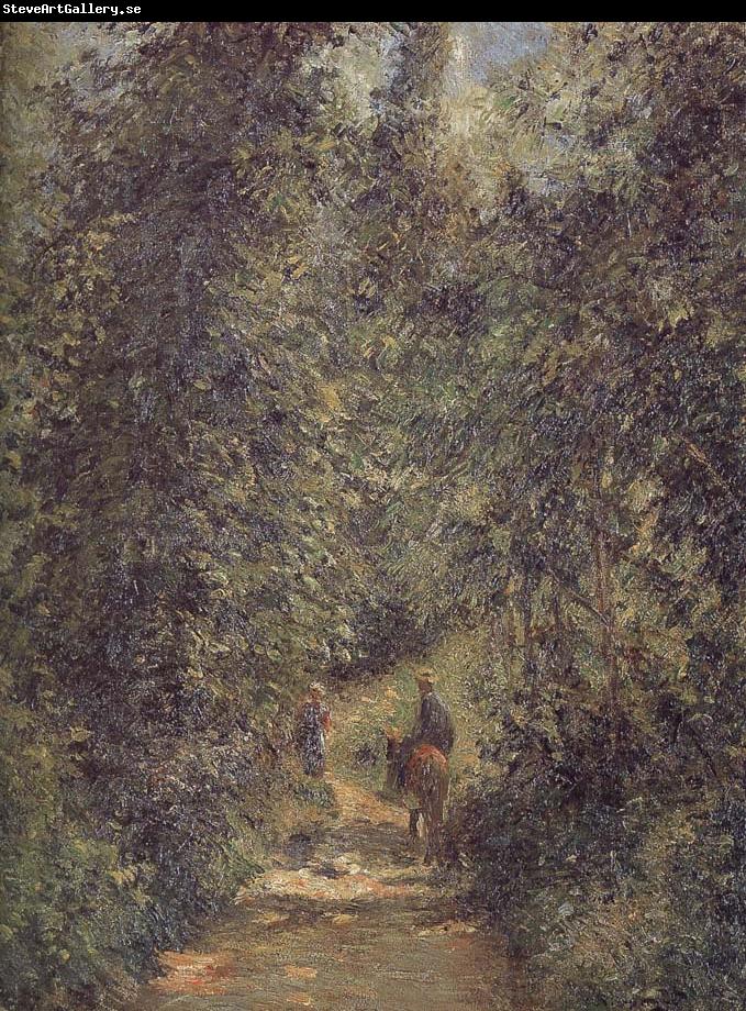 Camille Pissarro Summer forest road